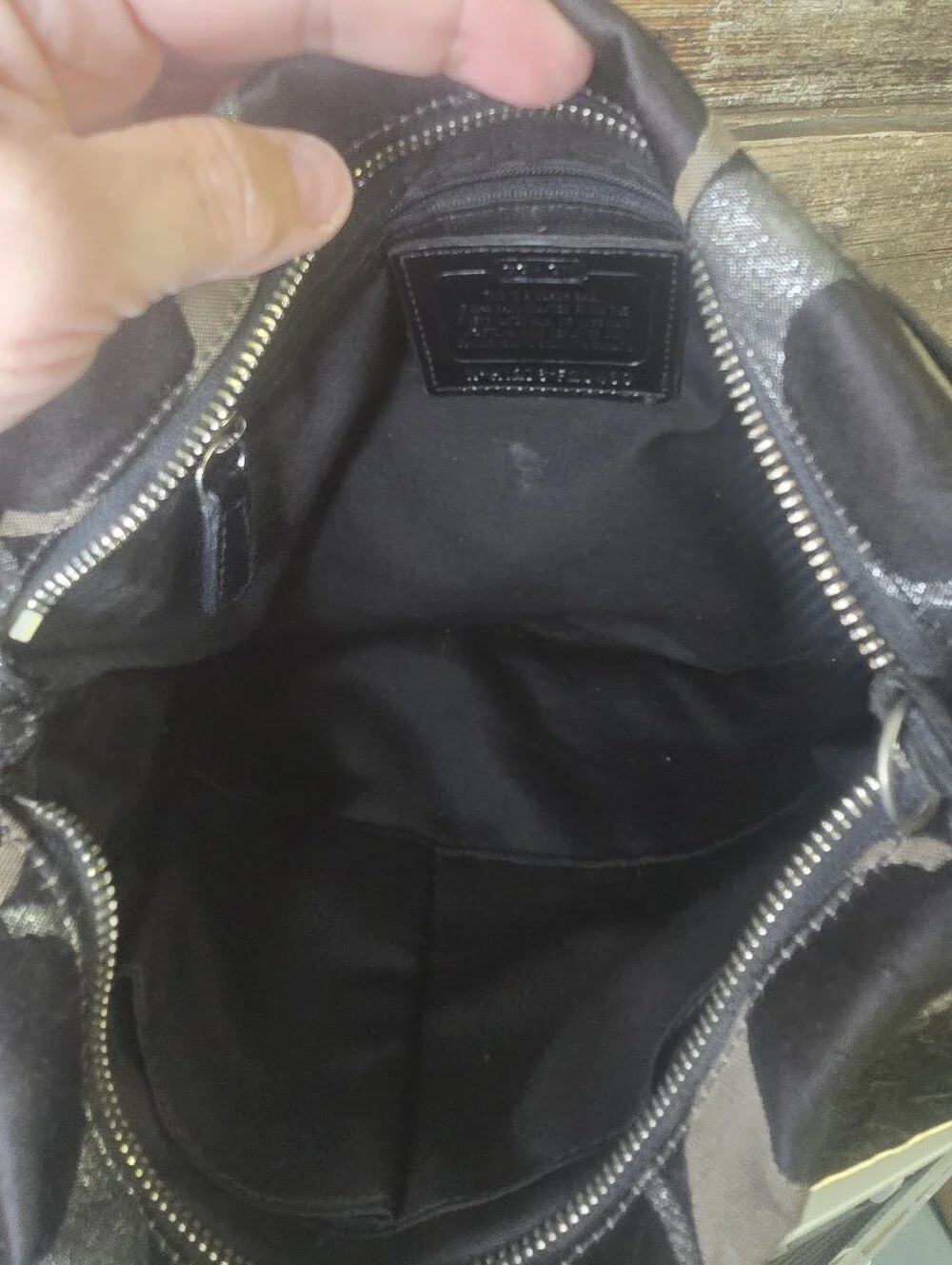 Coach F20430 Signature Crossbody Rehab Project Bag or Pillow